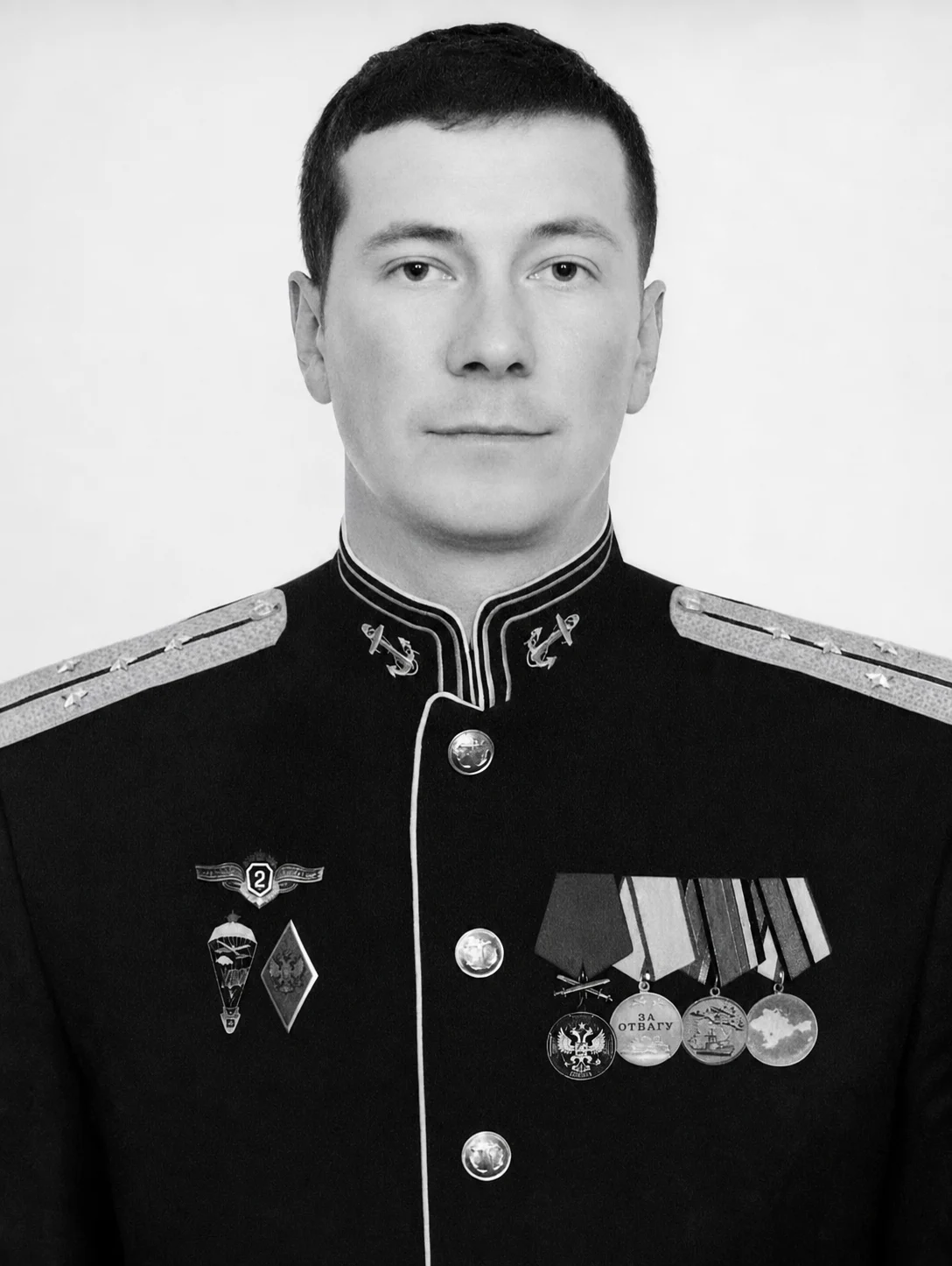 Портрет Дмитрия Тырнова в военной форме